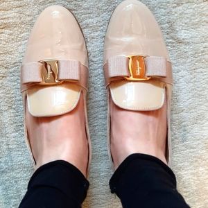 Salvatore Ferragamo Blush Loafers